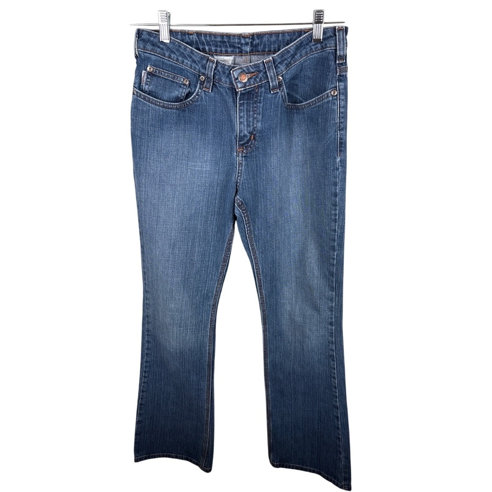 Carhartt Jeans Women's Size 8x32 Blue Traditional Fit Denim Workwear Pants Jeans
